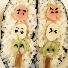 デコおにぎらず「今さら!だんご3兄弟!」