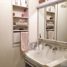 マスキングテープで洗面所を簡単イメチェン!