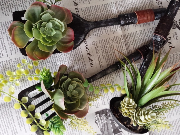 キッチン用品を使って