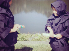 忍者に変身!手作りハロウィンコスチューム