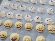 メレンゲ焼き菓子 de ハロウィンおばけ