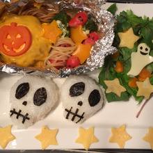 開けたらビックリ‼︎賑やかハロウィンホイル焼き☆