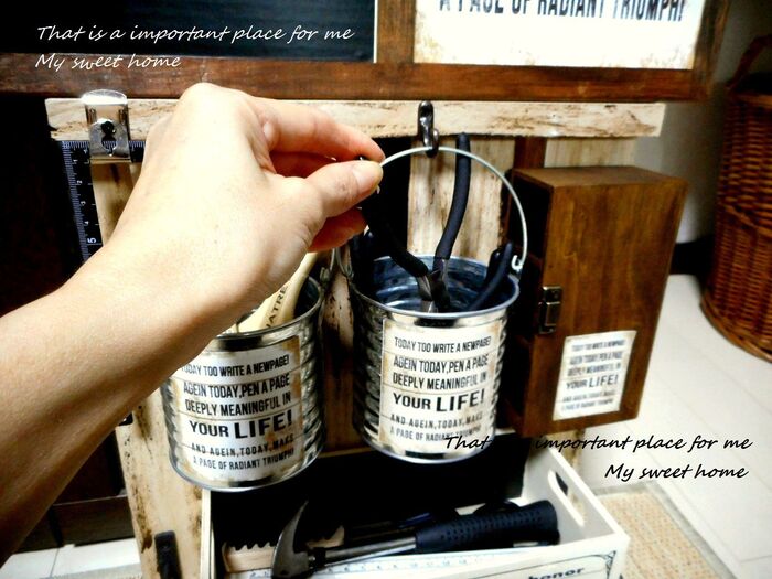 中段にフックを取付ける②