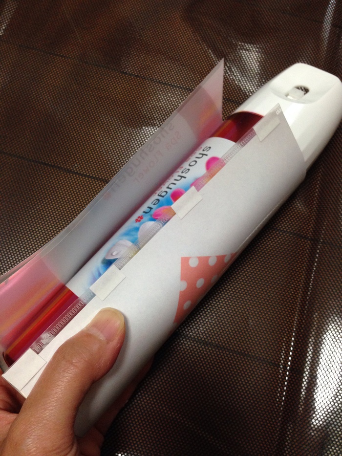 くるりと巻いたら出来上がり