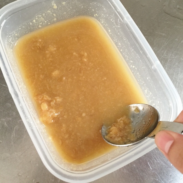 作り方①漬けだれを作る。