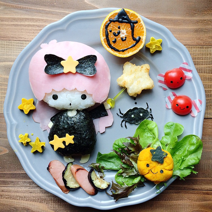 食べてくれないとイタズラするぞ♡ララのハロウィンワンプレート