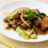 ご飯おかわり!「豚肉とかぼちゃのソテー」