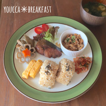 腸活ワンプレート朝ごはん☺︎︎