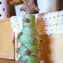 ペットボトルツリー第3弾!巻いて貼るだけ簡単デコツリー