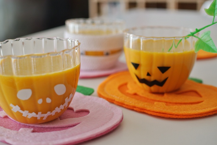 簡単!ぶきっちょさんでも可愛くできるハロウィン気分のグラススイーツ