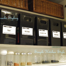 スタンバイの食品庫☆100円ショップのファイルケースですっきり&うっとり収納方法