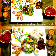 食べられるツリー&リースでクリスマスワンプレートアート♪♪