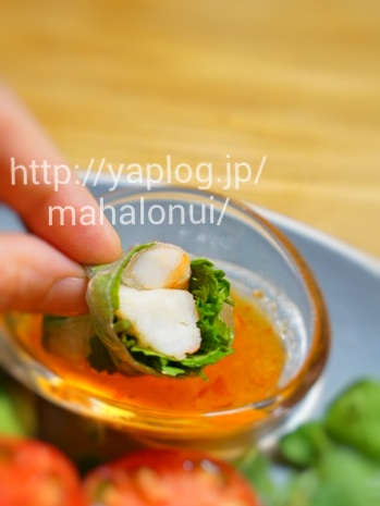 手作りのタレは辛さも調節できる