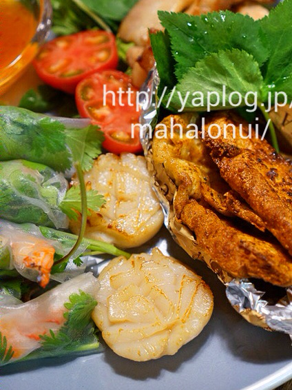 ホタテは飾り切りがキュート