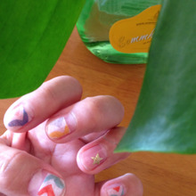 ミナペルホネンのマステでネイル☆