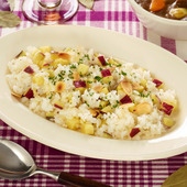 旬のご飯がレンジだけで簡単!「さつまいものバターライス」