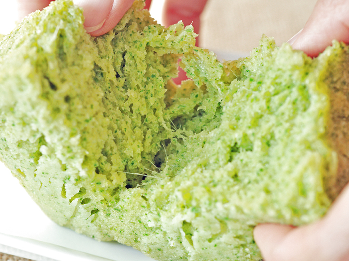 電子レンジで5分! もちもち「豆苗の蒸しパン」