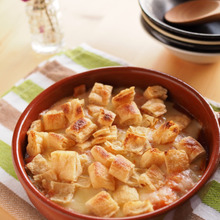 油揚げのトマトソースグラタン