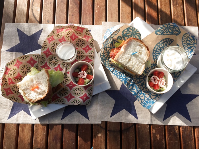 ペーパーナプキンをハートにアレンジ♡幸せタイム♡