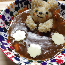 簡単レシピ!くまさんのカレー風呂♡