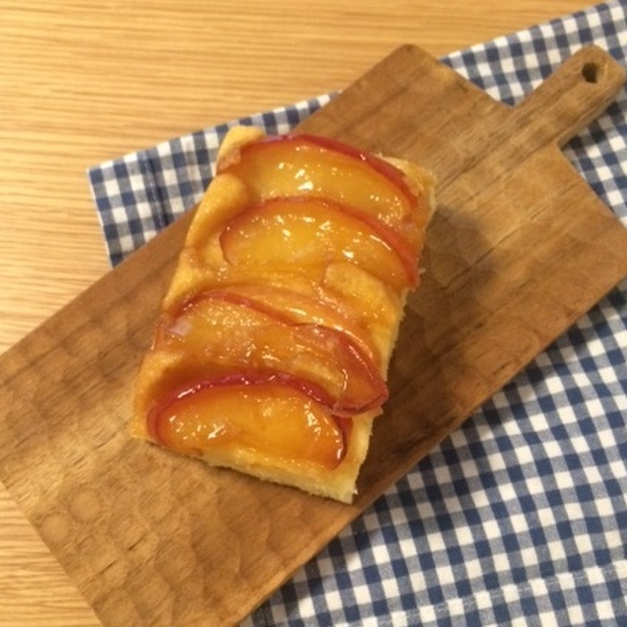 【オーブン無し】たまご焼きフライパンとHMで簡単♪カラメル焼きりんごケーキ