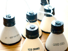 安カッコいい!ペットボトルと100均LEDケーブルライトで!男前イルミネーション♪