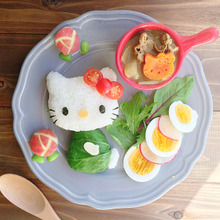 豚汁リメイクのカレーで元気いっぱい!キティちゃんプレート♡