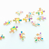 可愛いピアスが欲しい!パズルver.カラフルモザイク【ハンドメイドグッズのご紹介】