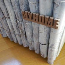 トイレットペーパー芯で丸太風おもちゃBOX(子供のおウチの一部に)