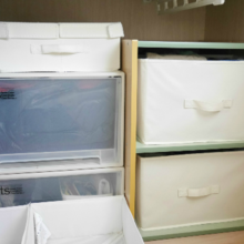 子供グッズ 押し入れにカラーボックスを活用