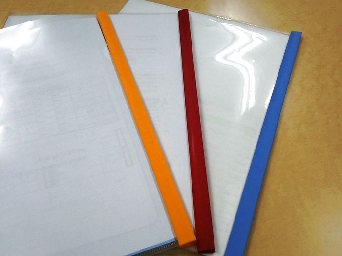 処理する期限ごとにファイルレールで色分け