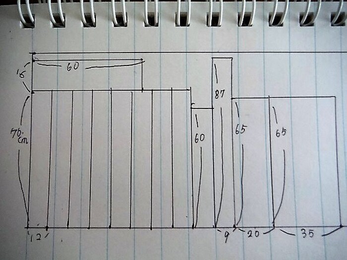 ベニヤ板をホームセンターでカット。