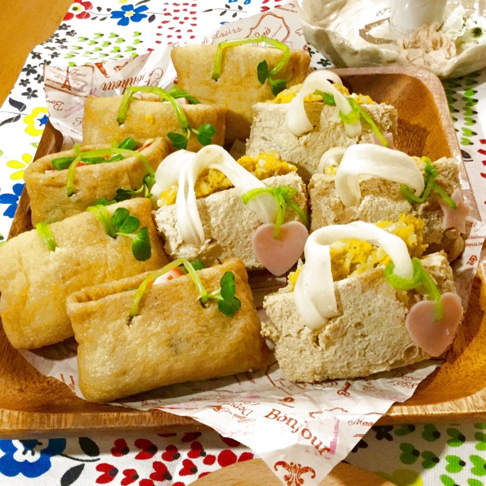 バッグdeいなり寿司♡パーティーにおすすめのレシピ♡