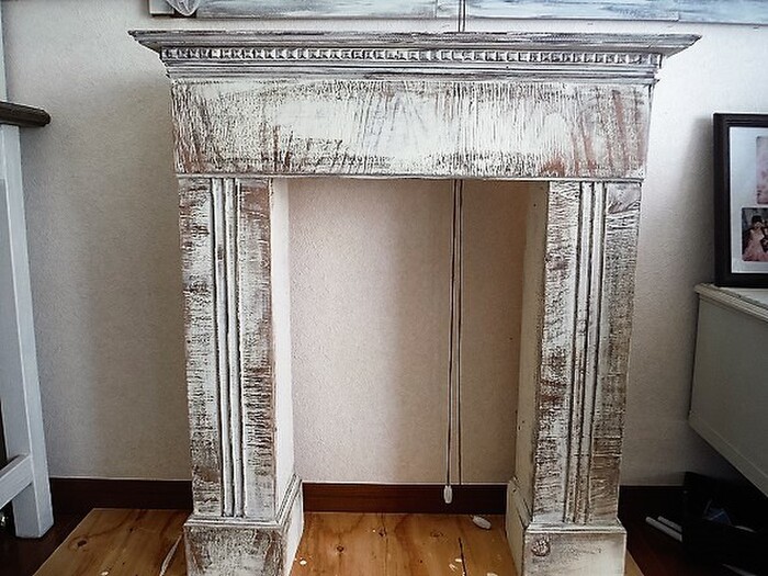 シャビーにペイントして、本体完成!