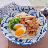 人気の“肉×麺レシピ”!「ぶっかけ肉うどん(温)」