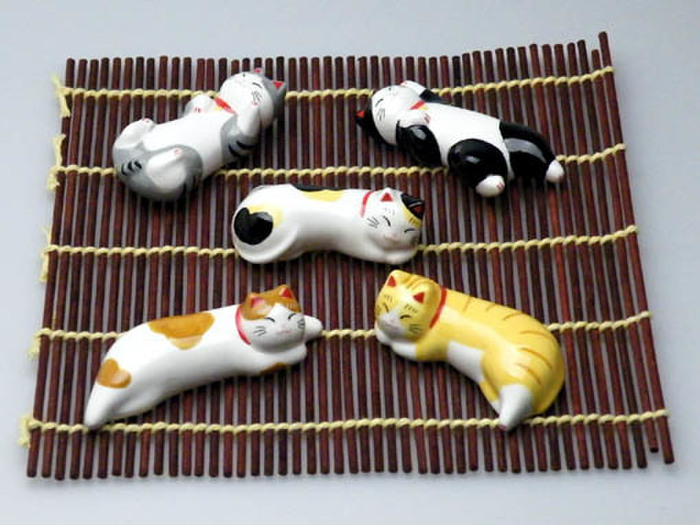 3:なつかし屋シリーズ「薬師窯」うたたね箸置き