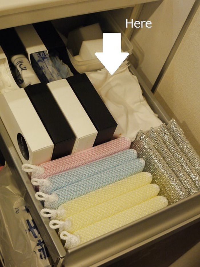 古布は、手のひらサイズにカットして・・・