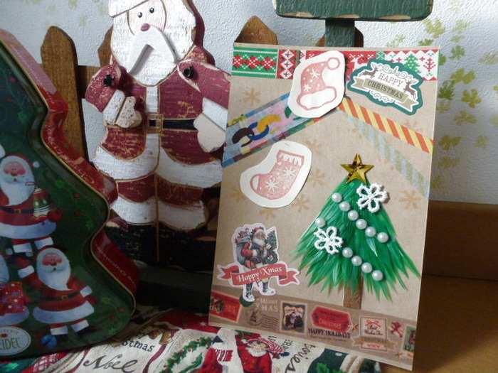 簡単!バランで作るクリスマスカード