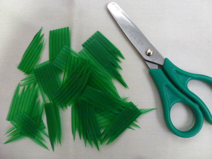 バランをカットする