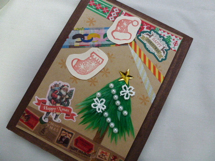 飾りをつけて仕上げる