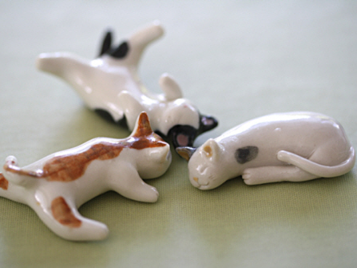 1:陶芸作家「北原裕子」氏のオブジェ的箸置き