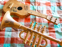 本当に100円??子供の100均おもちゃ楽器が!!簡単♪驚き!大人のインテリア雑貨に早変わり☆