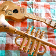 本当に100円??子供の100均おもちゃ楽器が!!簡単♪驚き!大人のインテリア雑貨に早変わり☆