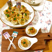 かつおをもっと美味しく♡お肉みたいな食感で一口サイズのおもてなし☆かつおとゆで卵の長芋焼き☆