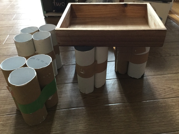 ②乾かす&2度塗りまたは、サンドペーパーでこする。