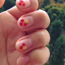 1分で完成~☆竹串でポンポンネイル☆