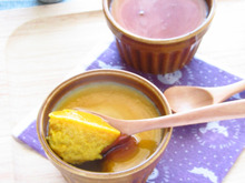 圧力鍋で簡単!!かぼちゃのプリン