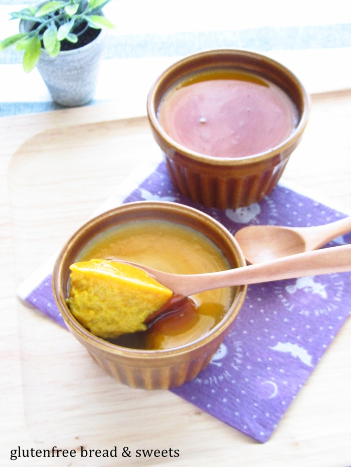 圧力鍋で簡単!!かぼちゃのプリン