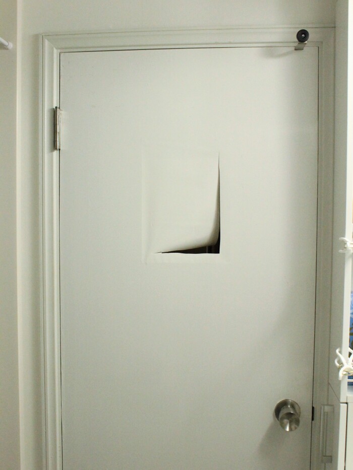 洗面所側です。