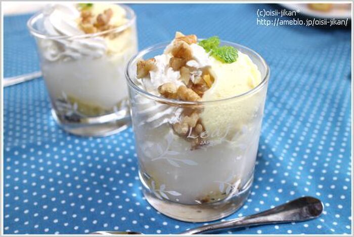 寒くても食べたい!カルピスパフェ